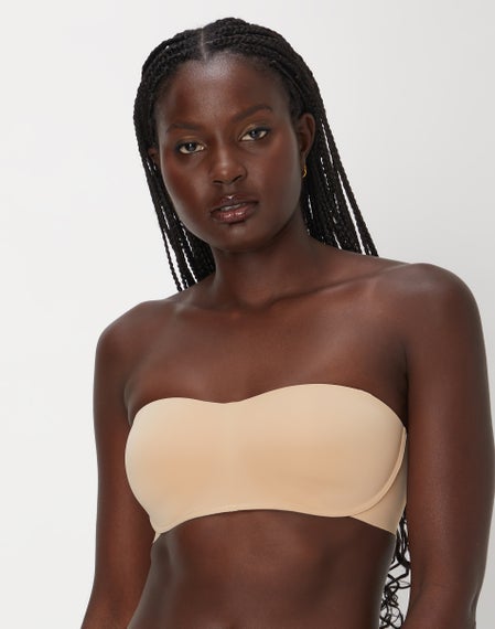 strapless dress bras HSIA Longline Bra for Women Beige at Amazon Women's Clothing store Stay Put Powerband sides and back are lightweight with a sturdy Maidenform Women's Pure Comfort Wireless