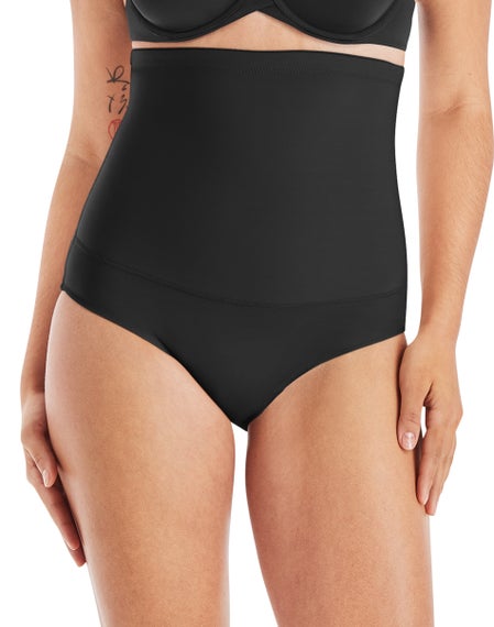 Maidenform Firm Control Hi-Waist Brief 1854 Black