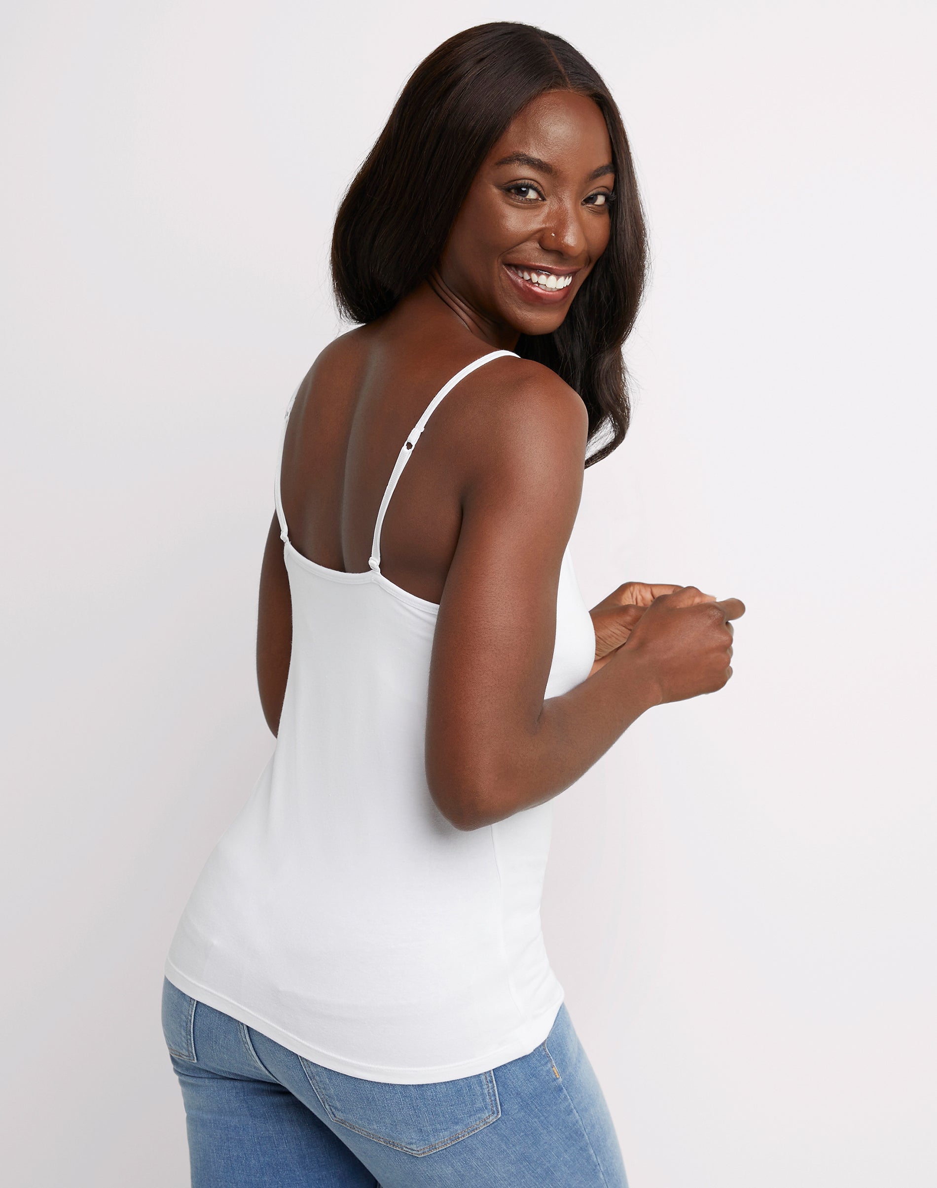 Hanes Women's Cami with Built-In Shelf Bra | Bras | Onehanesplace.com