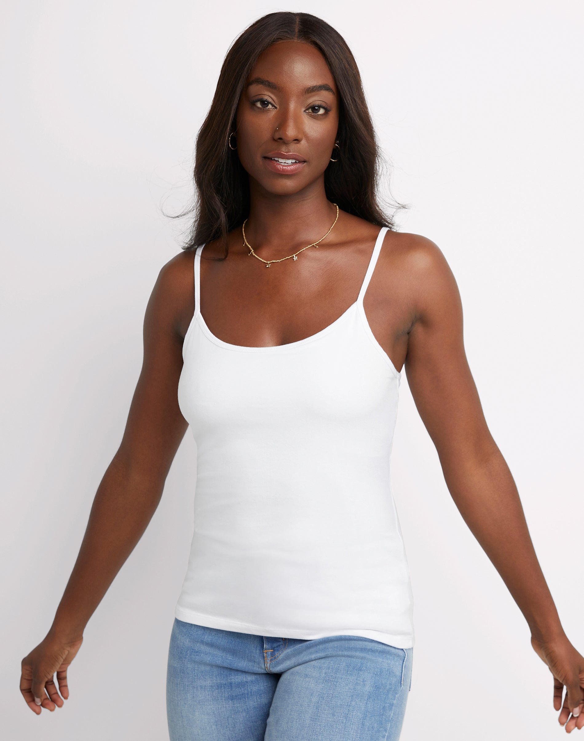 Hanes Women's Cami with Built-In Shelf Bra | Bras | Onehanesplace.com