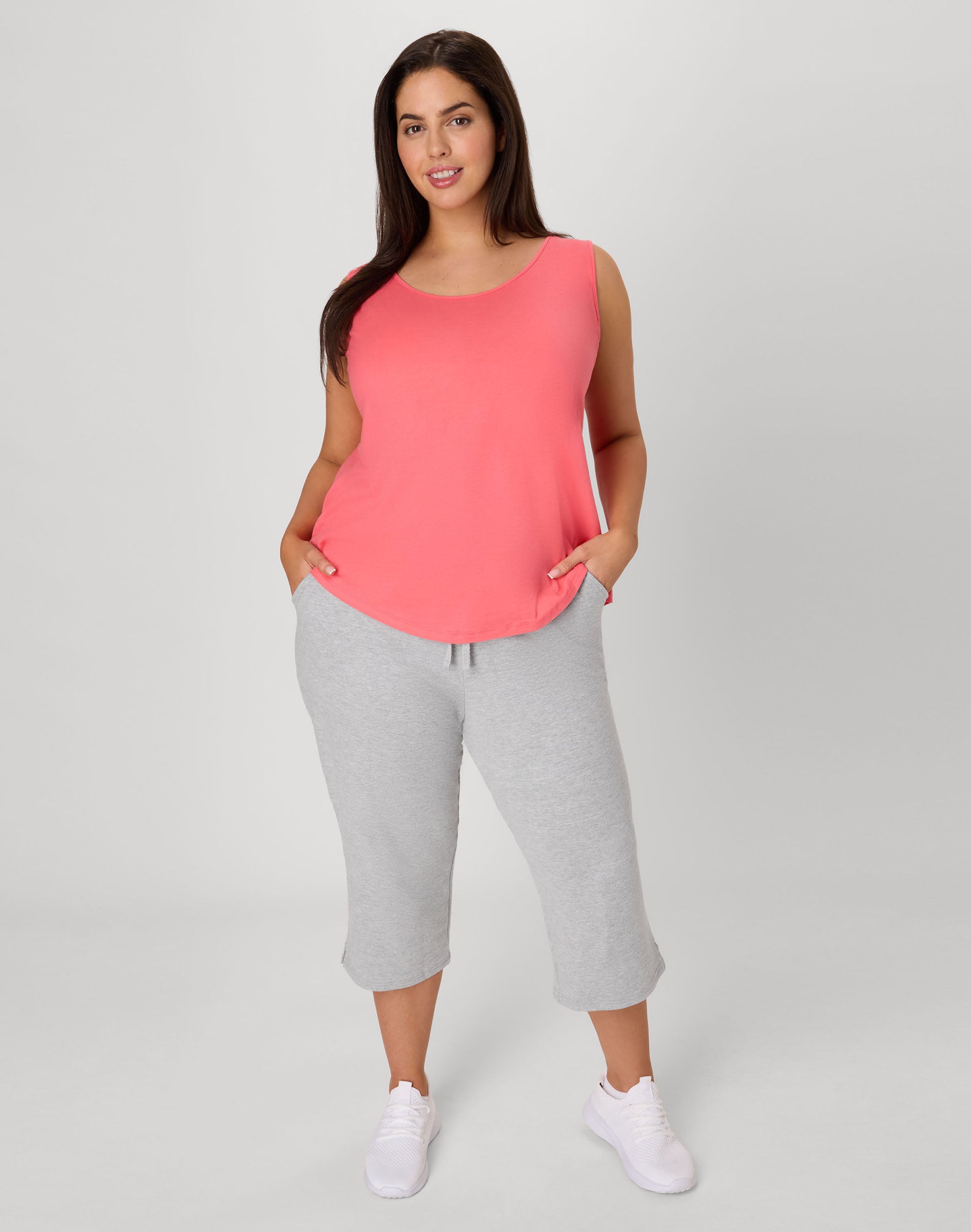Hanes Just My Size Women's French Terry Capris, 19