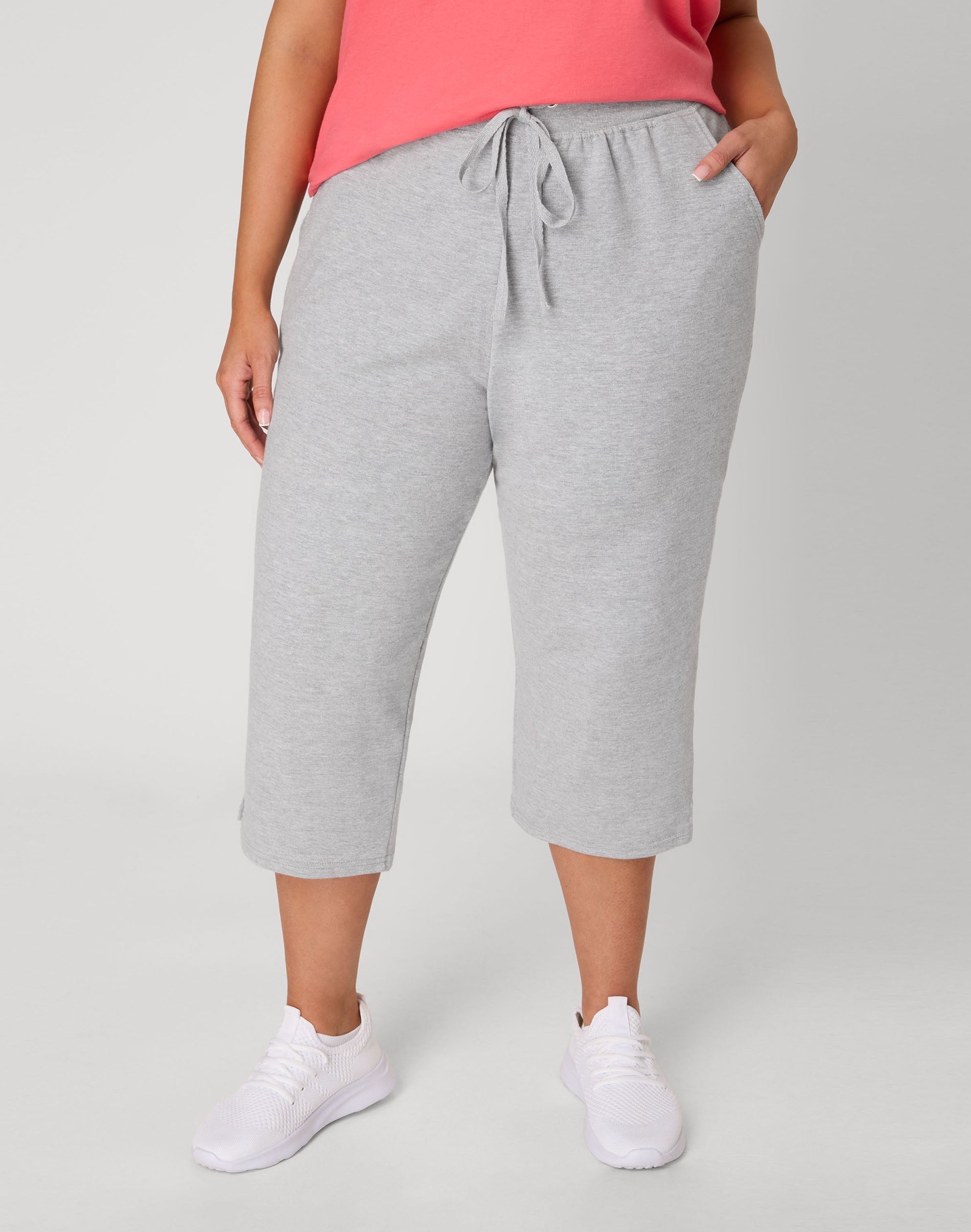 Hanes Just My Size Women's French Terry Capris, 19