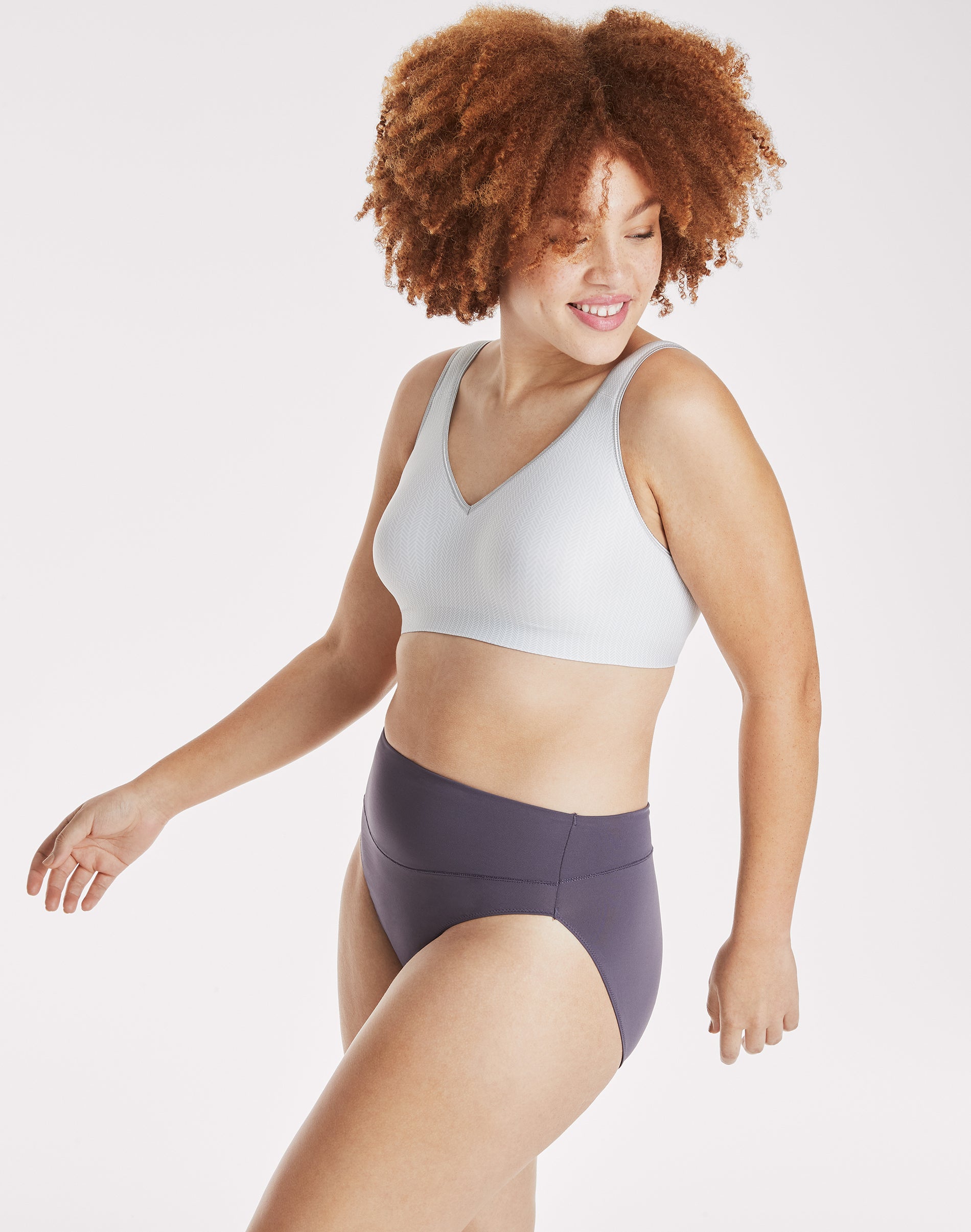 Hanes Women's Microfiber Smoothing Hi-Cut Underwear, 6-Pack