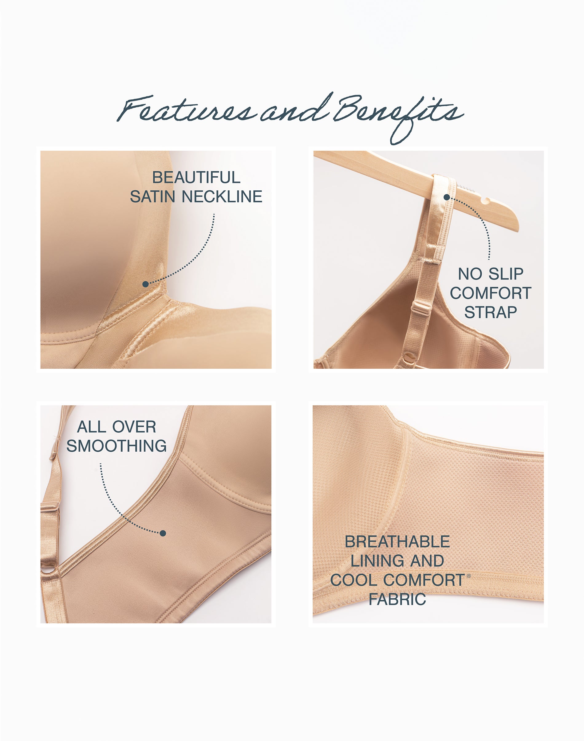 Playtex 18 Hour Sleek Wirefree Bra | Bras | Onehanesplace.com