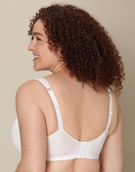 Playtex Secrets Balconette Bra - Wireless T-Shirt Bra, Full Coverage, Lightly Lined, Taupe 36C